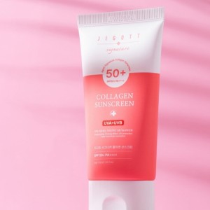 Крем для лица JIGOTT, солнцезащитный с коллагеном UVA+UVB SPF 50+ 70 мл