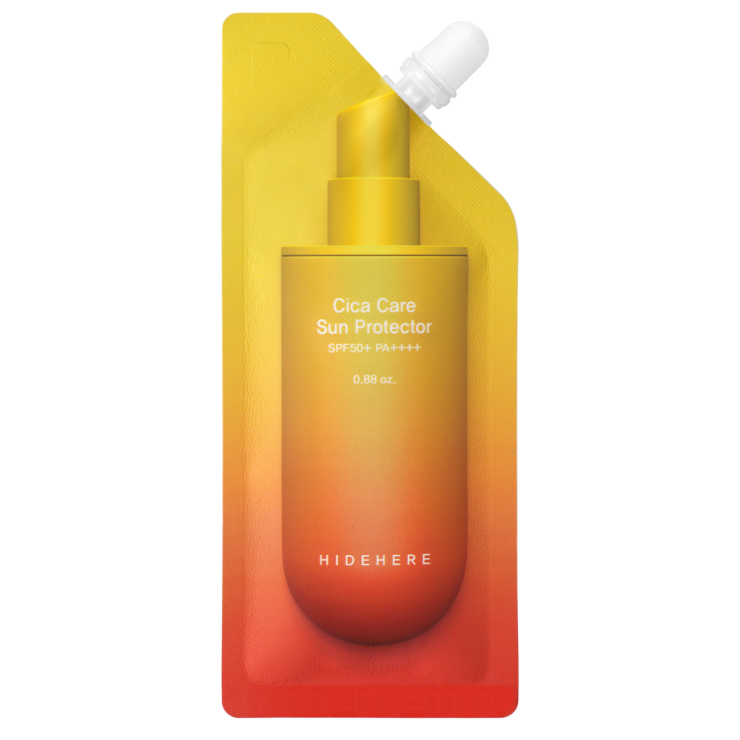 Солнцезащитный крем для лица Hidehere с центеллой Cica Care Sun Protector SPF50+ PA++++