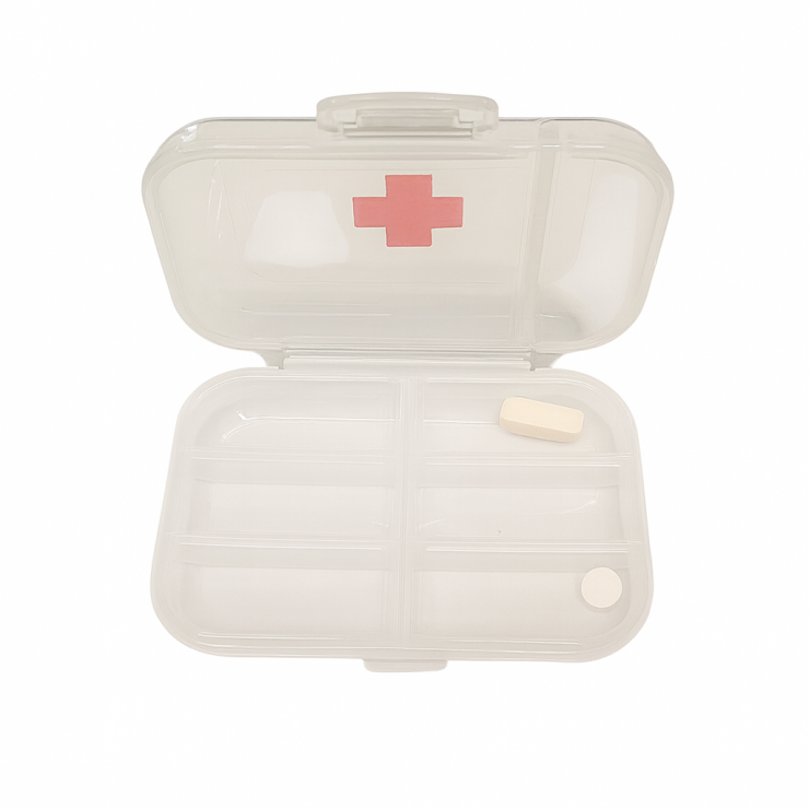 Таблетница 7 дней + 1, Magus, 7,5 х 10,5 сm Таблетница 7 дней + 1, Magus, 7,5 х 10,5 сm