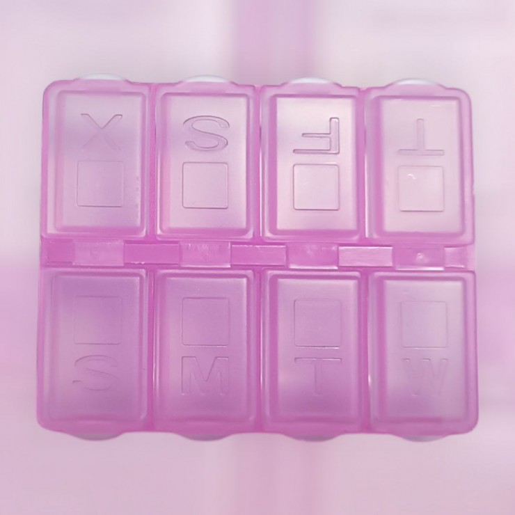 Таблетница 8 отделений, 6 х 7,5см Magus Таблетница 8 отделений, 6 х 7,5см Magus