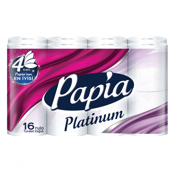 Туалетная бумага Papia Platinum 4 сл. 16 рул