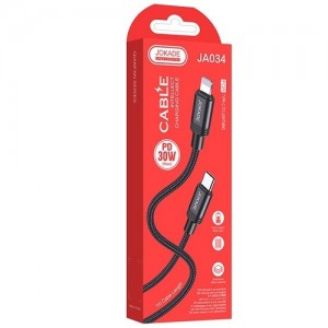 Кабель Jokade Type-C to Lightning 30W  JA034-C-L