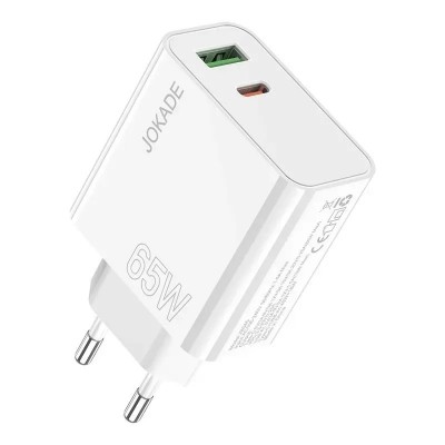 Adapter Fast Charger Dual port JOKADE 65W JB045