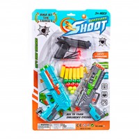 Pistol de jucarie in set 3 tipuri Vanguard Shoot 3+ / 6886-18
