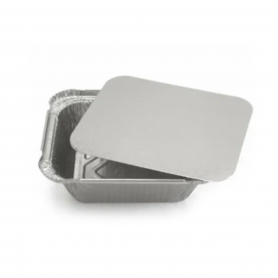 Caserola de aluminiu cu capac N1 / 430ml / 5 buc