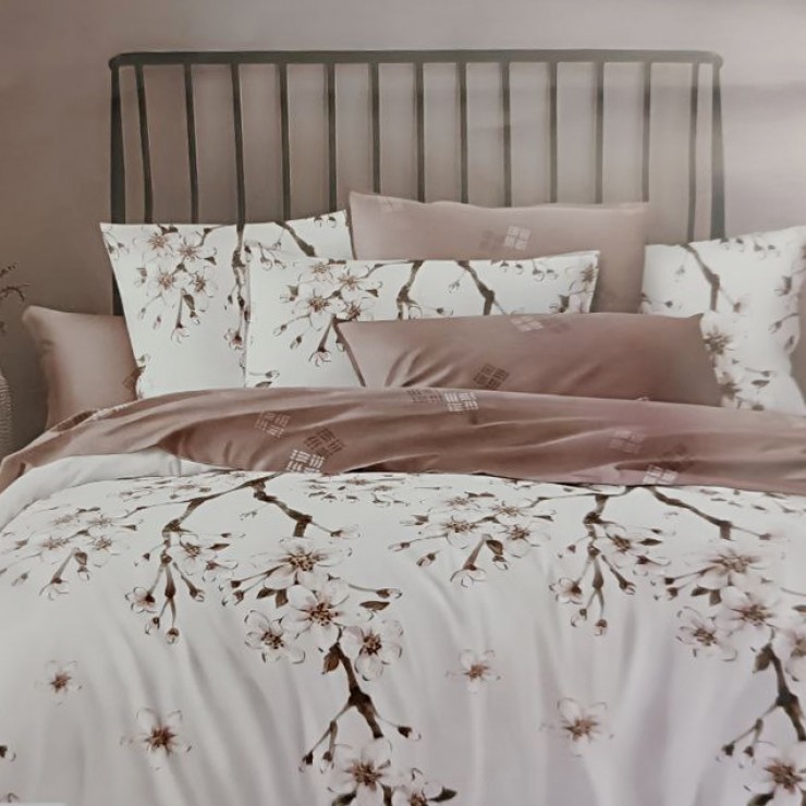 Set lenjerie de pat Colorful Home / Satin / Euro