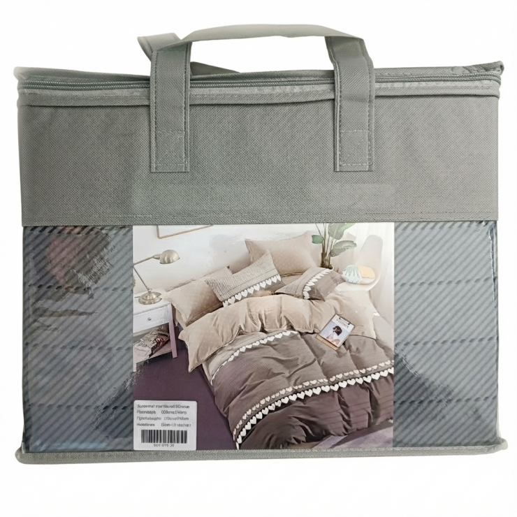 Set lenjerie de pat Colorful Home / Satin / Euro