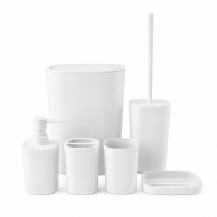 Set organizator baie Bathlux, alb, 6 piese