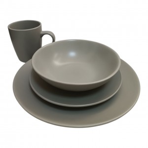 Набор посуды 16 ед, керамика, Dinner set (серо - бежевый) Набор посуды 16 ед, керамика, Dinner set (серо - бежевый)