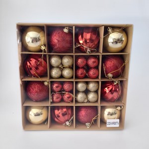 Globuri de Crăciun set 44 buc. D6,D3 WRB25-5774, Aurii/rosii Globuri de Crăciun set 44 buc. D6,D3 WRB25-5774, Aurii/rosii