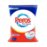 Стиральный порошок PEROS  для ручной стирки, 400гр, для белого и цветного белья (п)