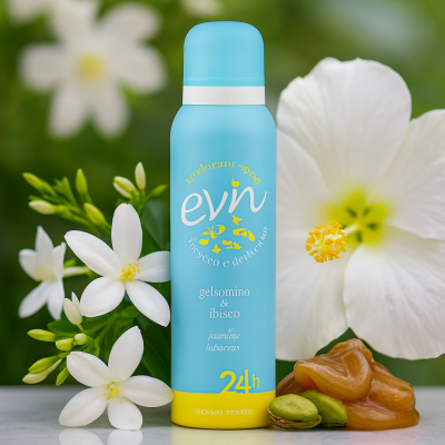 Дезодорант Evin Gelsomino & Ibisco 150 ml / 24H