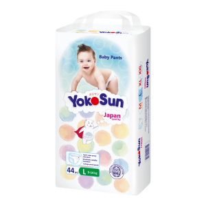 Scutece-chilotel pentru copii YokoSun Japan Quality  (9-14 kg), L, 44 buc