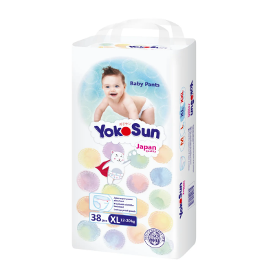 Трусики - подгузники YokoSun Japan Quality  (12-20 кг), 38 шт