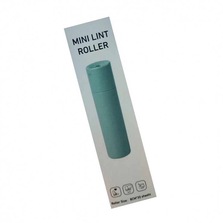 Rola de buzunar cu lipici 8cm, 30 foi, pentru haine, in husa