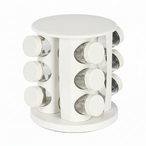 Органайзер для специй Spice Carousel 12 шт, стекло, молочный Органайзер для специй Spice Carousel 12 шт, стекло, молочный