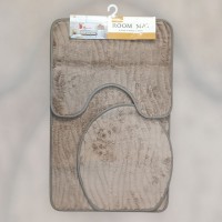 Covorașe de baie antiderapante Bright Crown, 3 piese