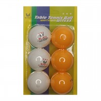 Мячи для настольного тениса Witess  6шт,  S281--3