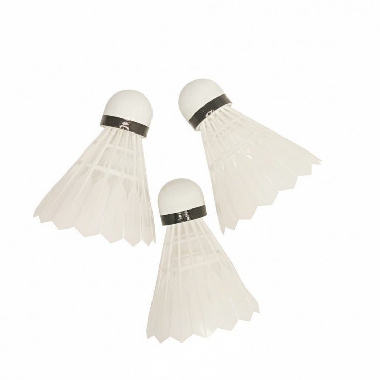 Набор воланчиков для бадминтона 3шт, S281--5 Набор воланчиков для бадминтона 3шт, S281--5