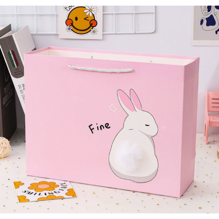 Punga cadou, cu  blanita, 38x32x12cm (maxi)