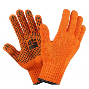 Рабочие перчатки, orange S284--3 Рабочие перчатки, orange S284--3