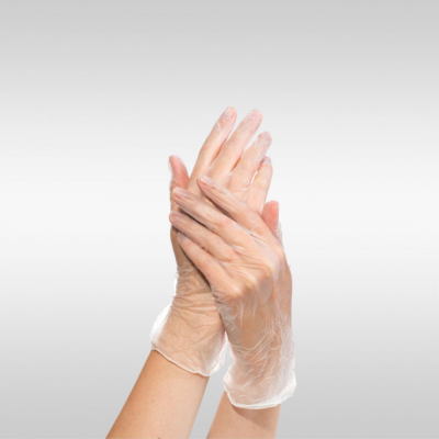 Перчатки виниловые, одноразовые, L, 100шт (S284--6) Перчатки виниловые, одноразовые, L, 100шт (S284--6)