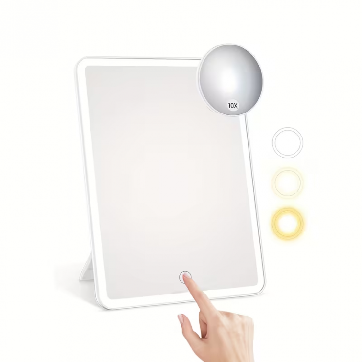 Зеркало с LED подсветкой, 9.5*10, S285--1 Зеркало с LED подсветкой, 9.5*10, S285--1