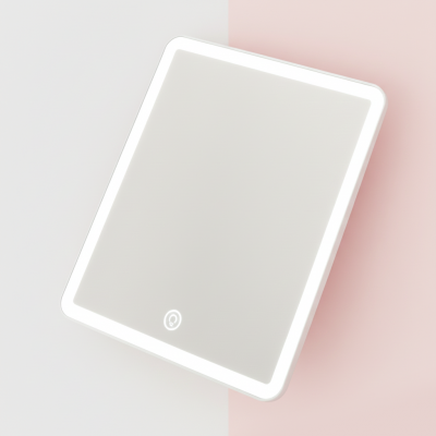 Зеркало с LED подсветкой, настольное 20 х 23 см