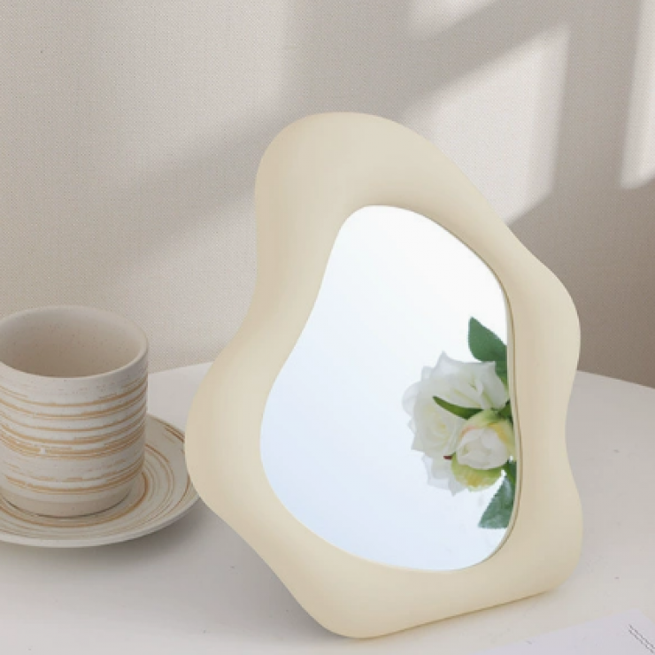 Oglinda de masa, Wave, 20 x 24 cm Oglinda de masa, Wave, 20 x 24 cm