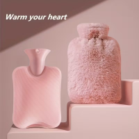 Грелка розовая, 1000мл, S286--1