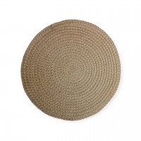 Сервировочный коврик плетенный / тканевый, 38см