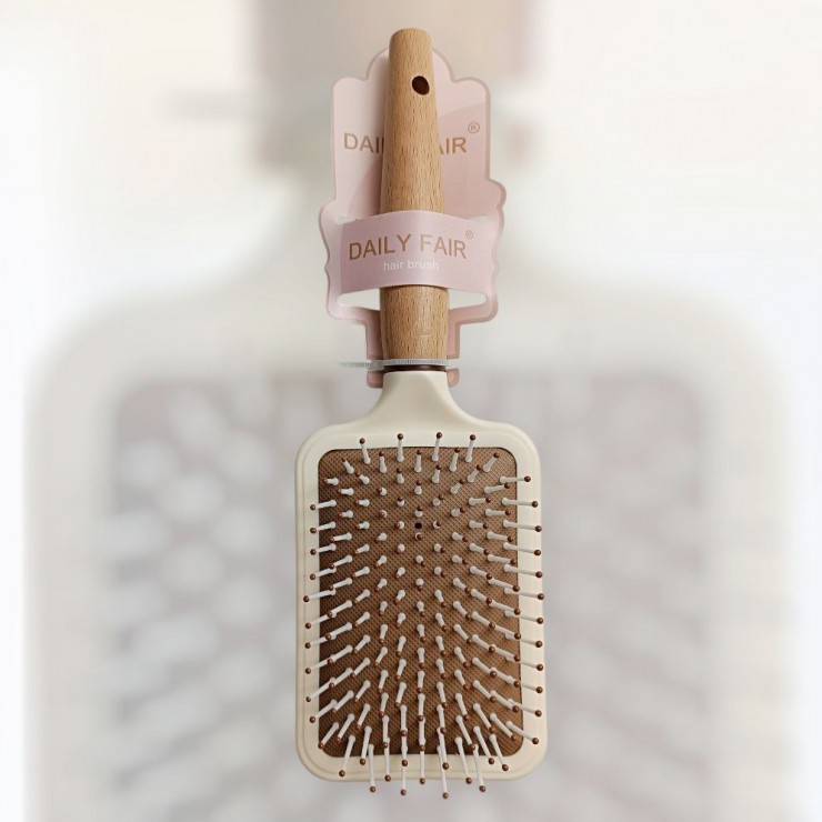 Расческа массажная, прямоугольная, Daily Fair