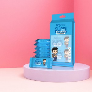 Салфетки DOYFRESH, влажные, mini, Blue, набор 8 шт