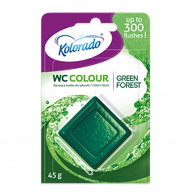 Таблетка для бачка унитаза KOLORADO green 1 шт (зеленый)