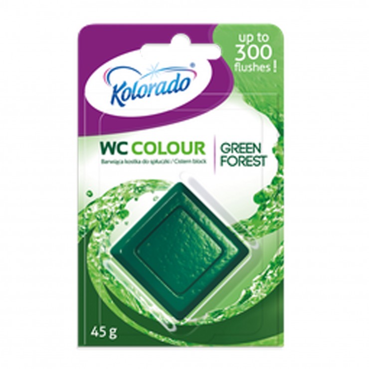Таблетка для бачка унитаза KOLORADO green 1 шт (зеленый)