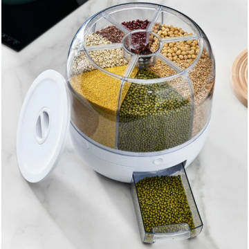 Dozator rotativ pentru cereale, 6 sect. 4,5L Dozator rotativ pentru cereale, 6 sect. 4,5L