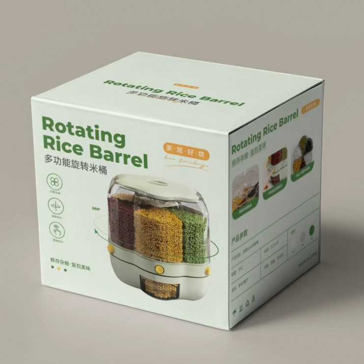 Dozator rotativ pentru cereale, 6 sect. 7L