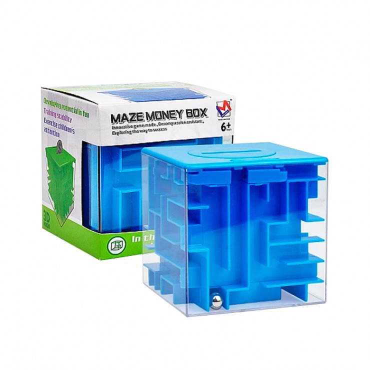 Cub pusculita cu labirint Maze Money Box, 6+ (1806-A)