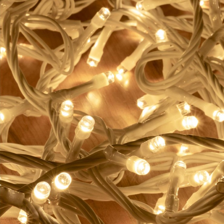 Ghirlanda, 200 lampi LED, lumina calda, 16 m Ghirlanda, 200 lampi LED, lumina calda, 16 m