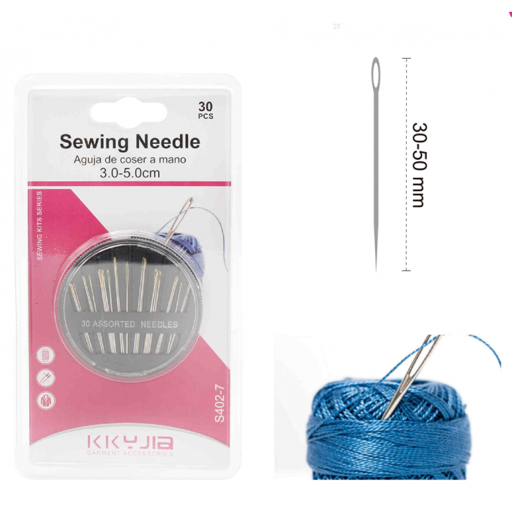 Игла для шитья Kkyjia, 30 шт, 3-5 см, S402-7