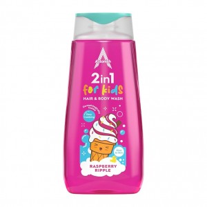 Sampon & gel de dus Astonish for kids 400 ml / inghetata cu zmeura