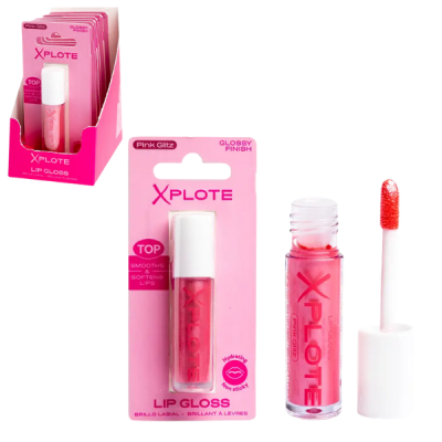 Блеск для губ  XPLOTE Pink Glitz