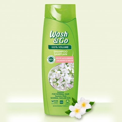 Sampon WASH&GO Jasmine 360 ml