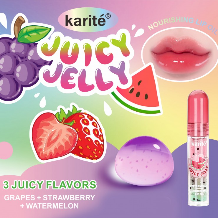 Масло для губ Karite, Juicy Jelly, 4,5 мл