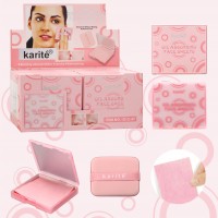 Салфетки матирующие, с зеркалом, Karite, 100 шт