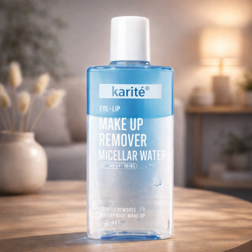 Двухфазное средство для снятия водостойкого макияжа с глаз Karite 180ml