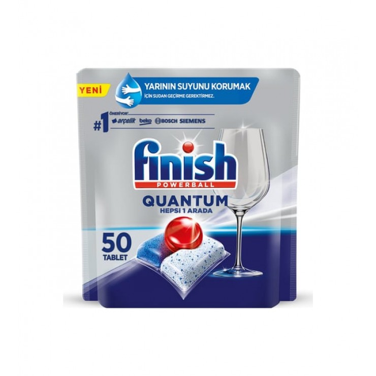 Tablete masina de spalat vase Finish Quantum 50 buc