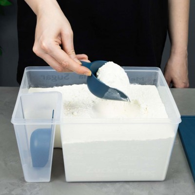 Контейнер с лопатками для муки и других круп DecoBella CleanSpoons