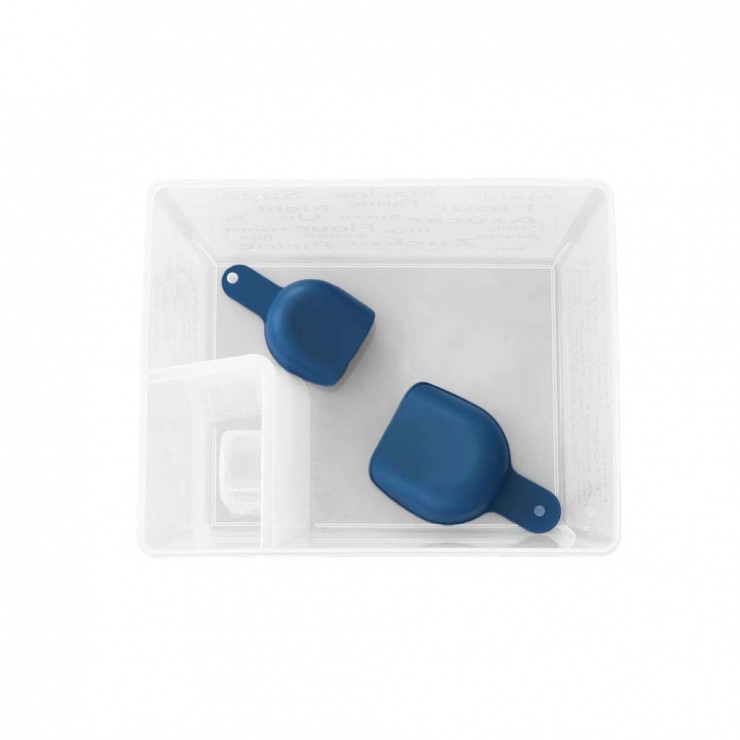 Контейнер с лопатками для муки и других круп DecoBella CleanSpoons