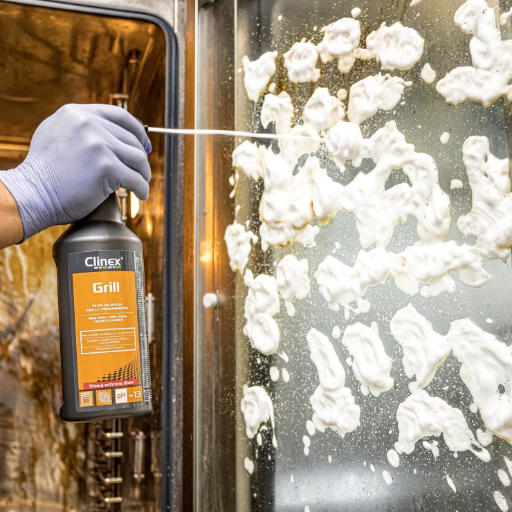 Clinex Profesional Grill средство для чистки грилей и духовок, 1л